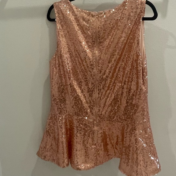Like new sparkly peplum top - Picture 5 of 6